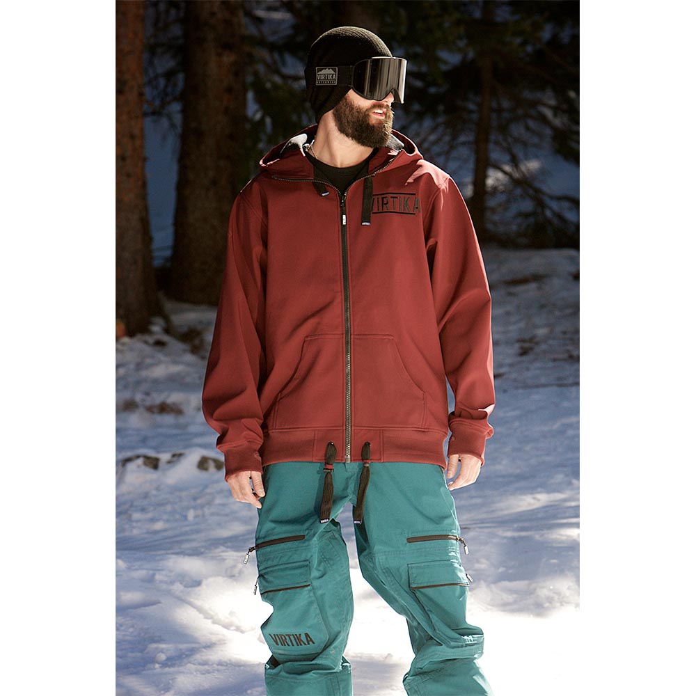 Softshell Hoodie Ron Burgundy Virtika Outerwear Europe